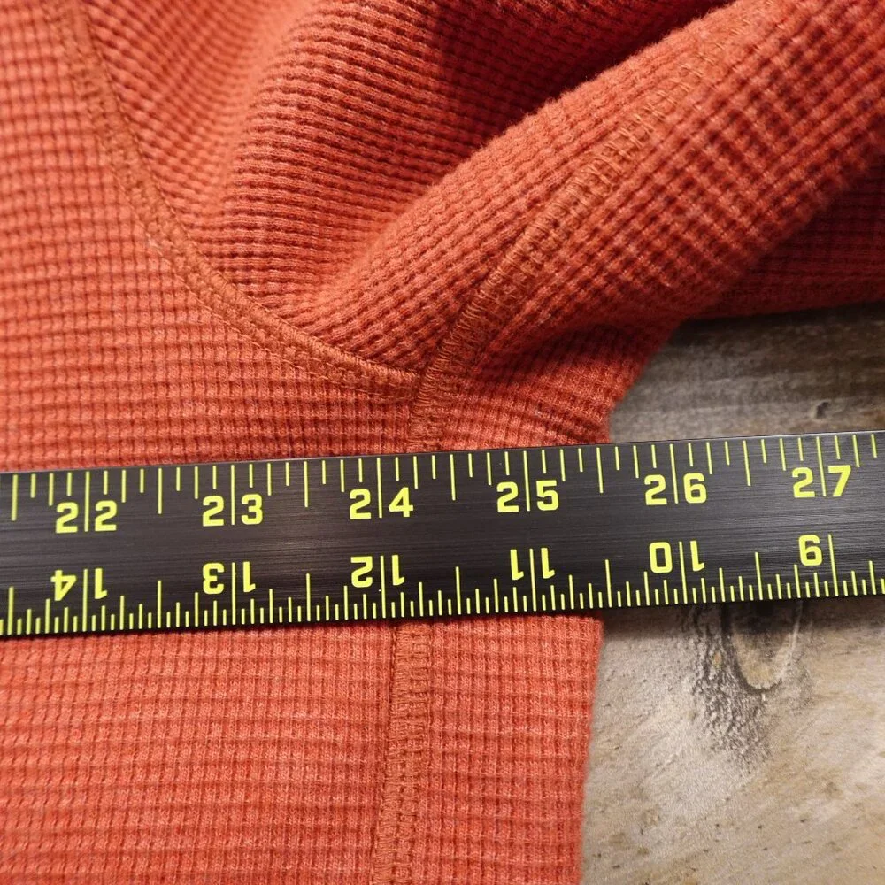 Duluth Trading Burly Thermal Sherpa-Lined Hoodie‎ Men's 2XL Rust Red